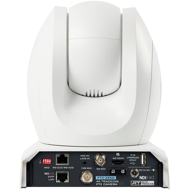 Datavideo PTC-285G 4K 12x 12G NDI Tracking PTZ Camera White - DATAPTC285GW