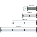 MRMC QRS-1 Rail Section 2m / 6.56ft - MRMC8191
