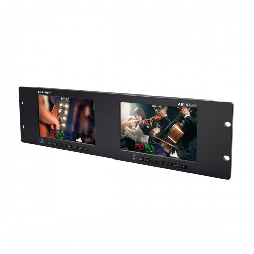 Lilliput RM7026-12G Dual 7 inch 3RU Rackmount Monitor with 12G-SDI /HDMI 2.0