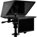 Robo PTZ Teleprompter 21.5-inch 16:9 3G-SDI, HDMI 400 NIT Pro Monitor with 22-inch RGB-IPS Talent Monitor - ROBO-22-22TM