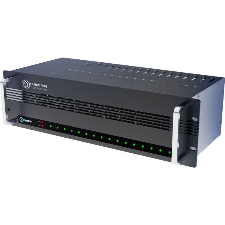 Kiloview RU03 3RU 16-Channel Redundant Power Rackmount Frame | 3D Broadcast