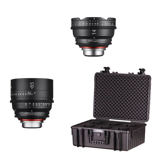 XEEN 2x CINEMA Prime Lens Kit 14/85mm EF Mount