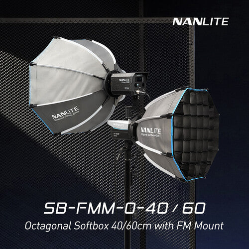 Nanlite Octagonal Softbox 40cm with FM Mount - SB-FMM-O-40