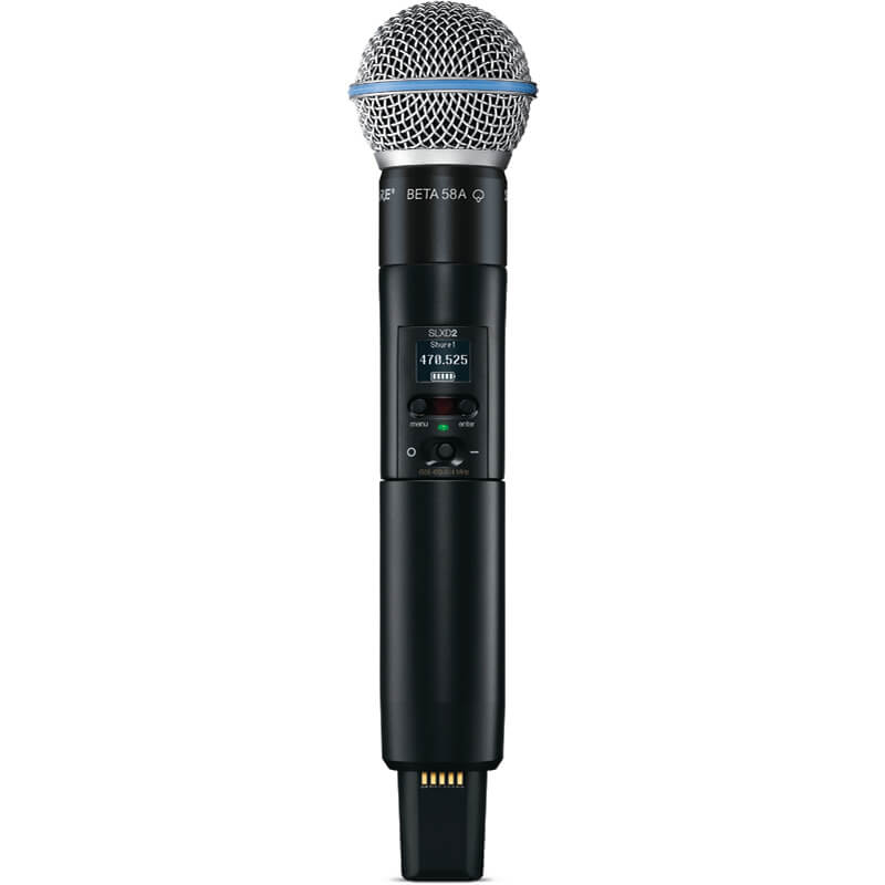 Shure SLXD2/B58 Handheld Microphone with B58 Capsule