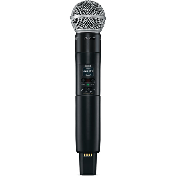 Shure SLXD2/SM58 Handheld Microphone with SM58 Capsule