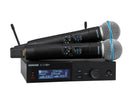 SHURE SLXD24D+/B58 DUAL Wireless Handheld System SLXD2+/B58 K55 CH38 - SLXD24D+UK/B58-K55