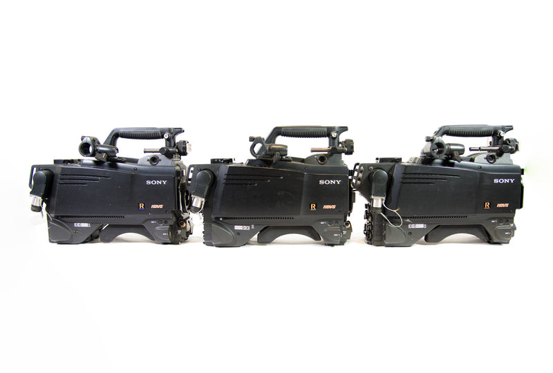 USED Sony HDC-1400R Multi-Format HD Studio 3-Channel Turnkey Setup