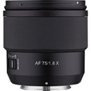 Samyang AF 75mm F1.8 X Fuji Mount Lens