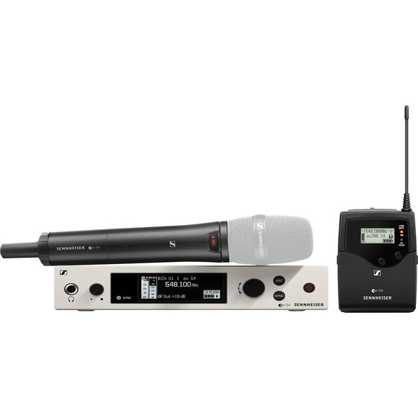 Sennheiser ew 300 G4-BASE COMBO-GBW Wireless Handheld Bodypack Combo Set, No Mics - 509974