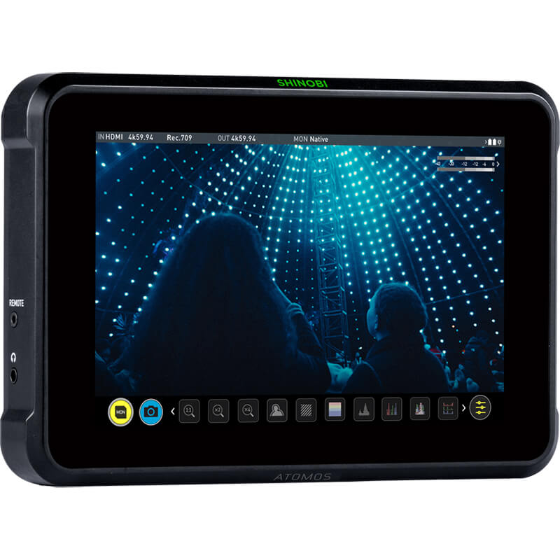 Atomos SHINOBI 7 4K HDMI/SDI HDR Photo & Video Monitor - AO-ATOMSHB002