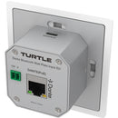 Turtle AV Dante Bluetooth Wallplate with Networked API Control - TAV-BTWPEU-WHITE
