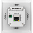 Turtle AV Dante Bluetooth Wallplate with Networked API Control - TAV-BTWPEU-WHITE