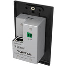Turtle AV Dante Bluetooth Wallplate with Networked API Control - TAV-BTWPUS-BLACK