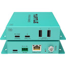 Turtle AV USB-C 4K60 4:4:4 video and USB 2.0 Extender Kit over CAT. Includes Host & Device Extenders - TAV-USBEXTKIT2