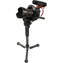 LIBEC TH-M KIT Pro Video Monopod for Free-Stand Operations with Carrying Bag & TH-X Head