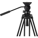 Libec TH-V Tripod System with Dual-Head Base & Case Payload 5KG