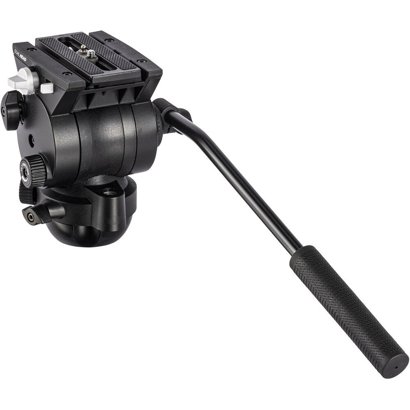 Libec TH-V H Video Head with 75mm Ball/Flat Base & Pan Handle Payload 5kg