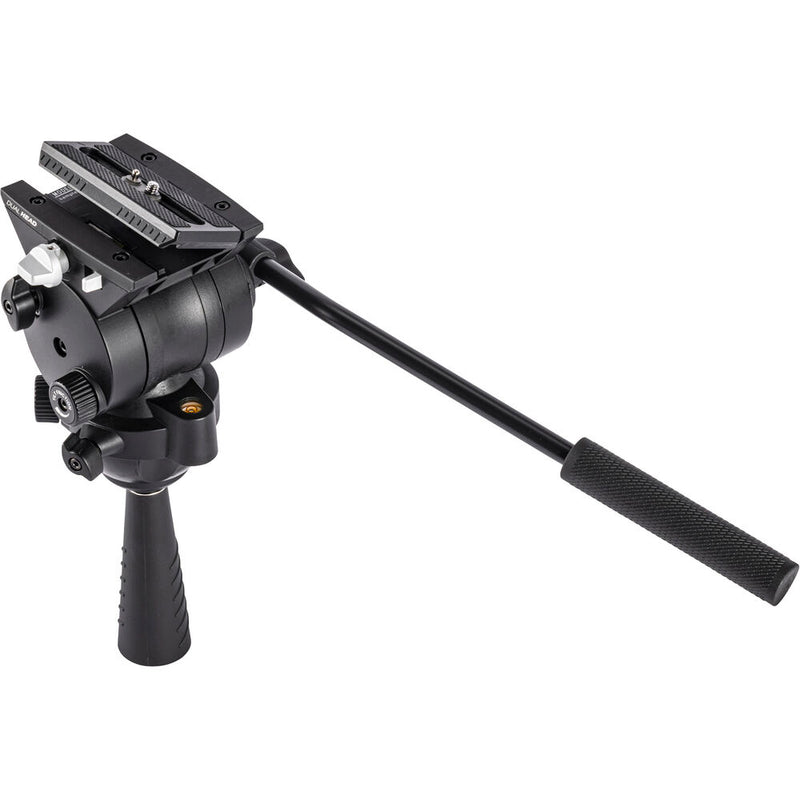 Libec TH-V H Video Head with 75mm Ball/Flat Base & Pan Handle Payload 5kg