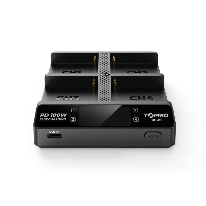 Accsoon TopRig 100W 4-Channel NP-F Battery Charger