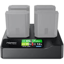 Accsoon TopRig BC02 4-Bay Fast Charger for Sony NP-FZ100 Type Batteries - ACSBC02