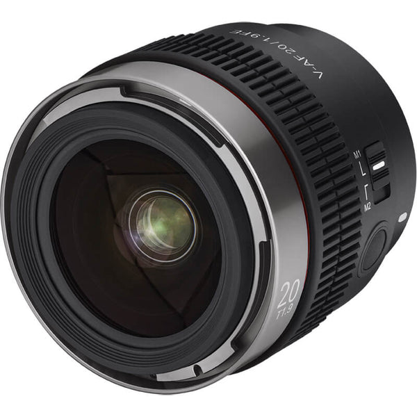 Samyang V-AF 20mm T1.9 FE Full Frame Autofocus Sony FE Mount Lens - SAMYANG6852