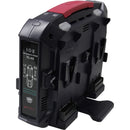 IDX EC-J98/4X2 2x CUE-J98 Batteries, 1x VL-4X Charger with 4 pin XLR DC output (90W)