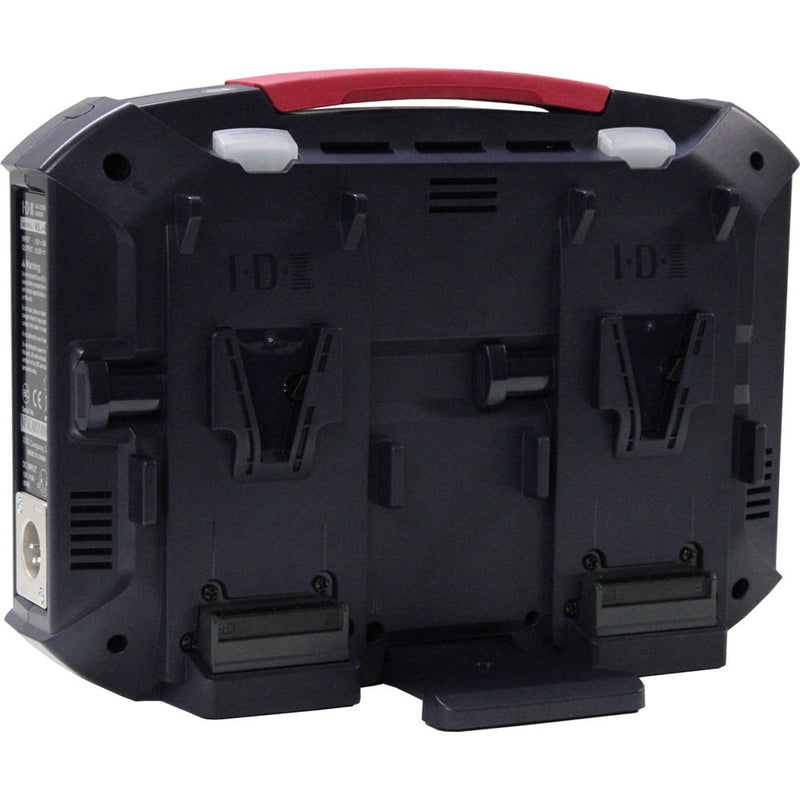 IDX VL-4X 4-Channel ENDURA Dual Simultaneous/ Sequential Li-ion V-Mount Battery Charger