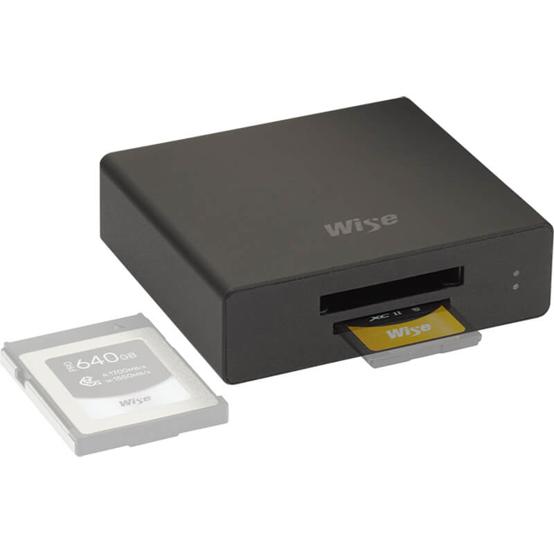 Wise WA-CXS08 CFexpress Type B / SD UHS-II Card Reader