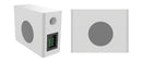 Kramer WM-8P-SUB 8-inch Passive Wall-Mount Subwoofer WM-8P-SUB-(W)-(SINGLE) - 8" wall mounted passive sub-woofer white (single unit)