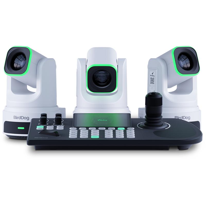 BirdDog X4E Ultra Bundle 3x X4E Ultra Cameras and 1x KBD Camera Controller - BDX4EUBUNDLEWBN