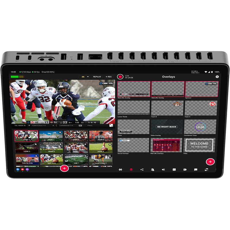 YoloLiv YoloBox Extreme 8 Input Encoder Switcher Recorder Monitor all in One - YOLOBOXEXTREME