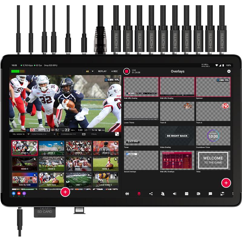 YoloLiv YoloBox Extreme 8 Input Encoder Switcher Recorder Monitor all in One - YOLOBOXEXTREME