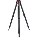 Sachtler 4585 flowtech 75 aktiv Carbon Fibre Tripod with Mid-Level Spreader and Rubber Feet