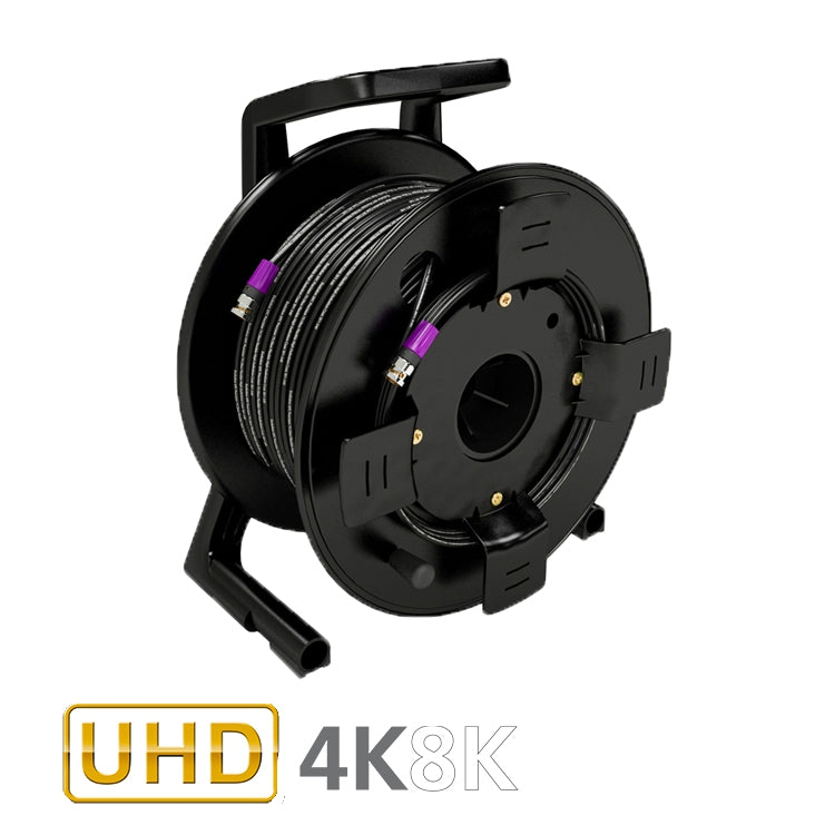 Belden 4694R 12GHz 4K UHD 12G-BNC-BNC Terminated Cable Drum-Mounted 40-100m Lengths - 130-950UD12G