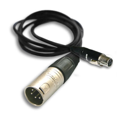 Hawk-Woods LA-55 XLR 4-pin (male) — Mini XLR 4-pin (female), 40cm length