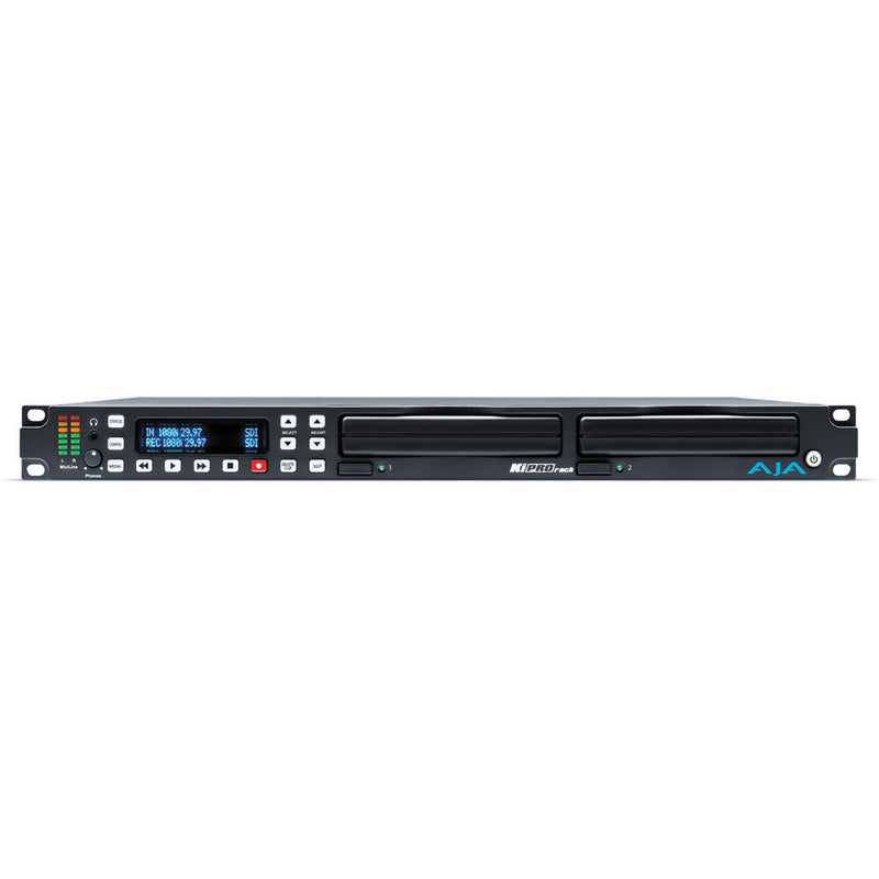 AJA Ki Pro Rack File Based 1RU Recorder and Player - KI-PRO-RACK-R0