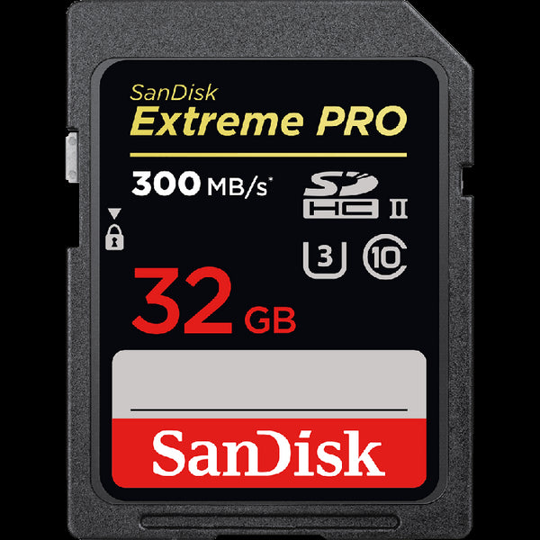 SanDisk 32GB Extreme PRO UHS-II SDXC Memory Card - SDSDXDK-032G-GN4IN