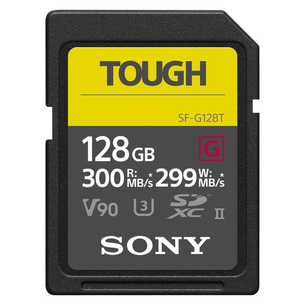 Sony SF-G Series TOUGH 128GB 300MB/s SDXC UHS-II - SFG1TG
