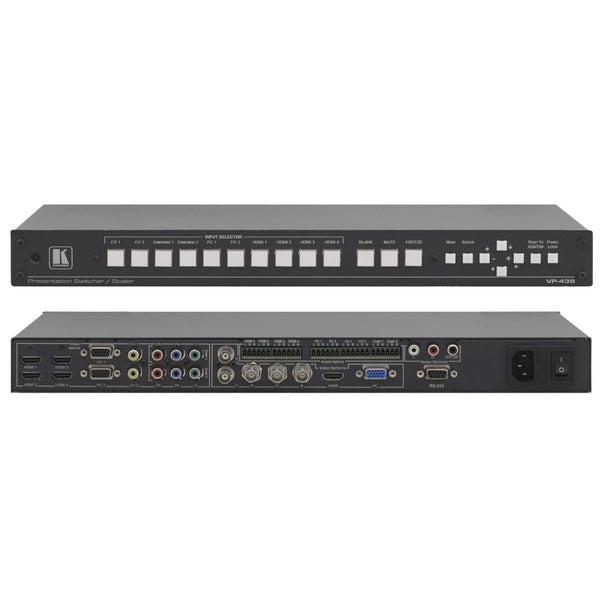 Kramer Electronics VP-438 10-Input Analog & HDMI ProScale Presentation Digital Scaler/Switcher