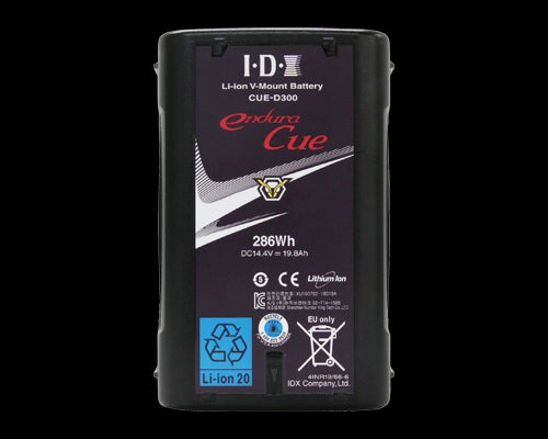 IDX CUE-D300 286Wh High-Load Li-Ion V-Mount Battery with 1x D-Tap