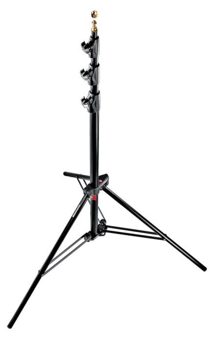 Manfrotto Master Lighting Stand Aluminium Air Cushioned Black - 1004BAC 3D Broadcast