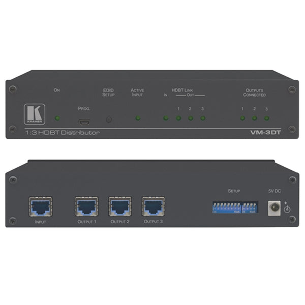 Kramer Electronics VM-3DT 1:3 4K60 4:2:0 Long-Reach HDBaseT DA