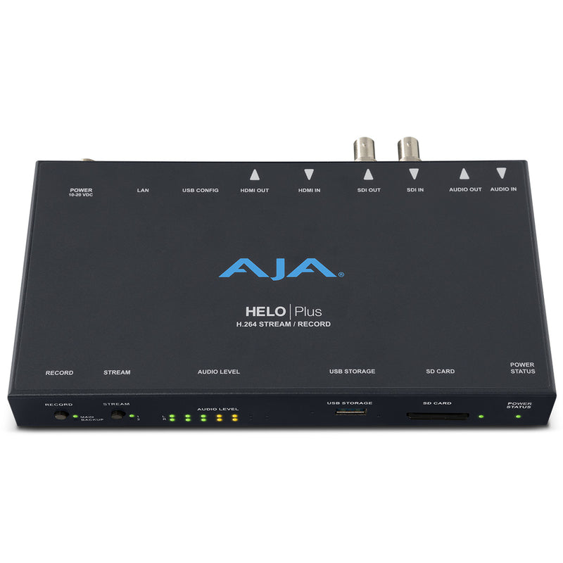 AJA HELO Plus v2.0 Advanced H.264 Streaming and Recording - HELO-PLUS-R0