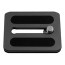 Kondor Blue Universal Arca Swiss Plate BLACK - KONARCASPBK