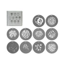 NANLITE AS-GB-FMM-SET2 FM Mount Projection Attachment GOBO Set 2 (10pcs in one set)