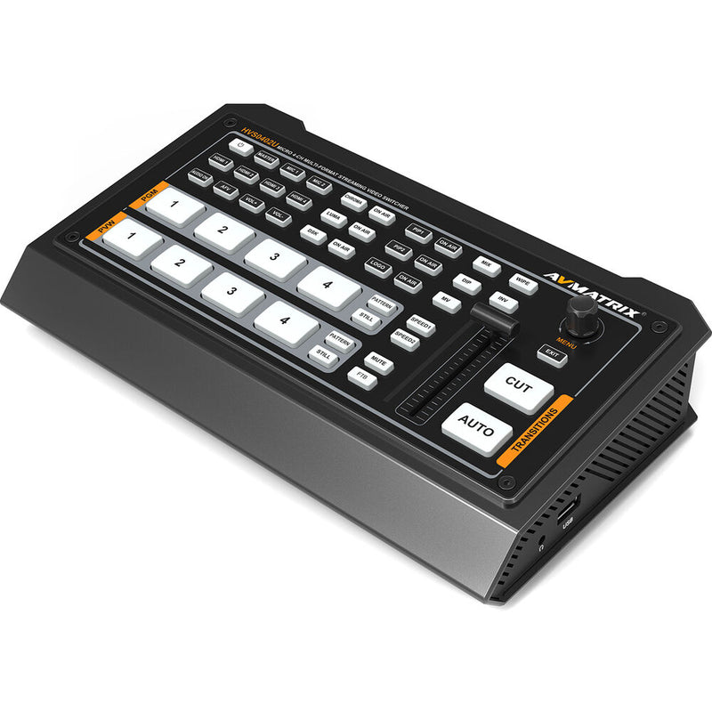 AVMatrix HVS0402U Micro 4-Channel HDMI Live Streaming Video Switcher