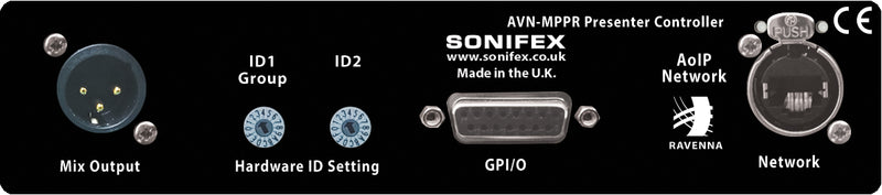 SONIFEX AVN-MPPR 4 Channel Presenter In-Ear Monitoring Remote Controller AES67