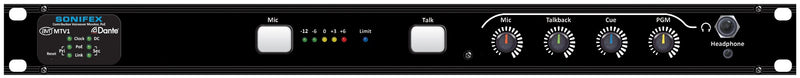 SONIFEX Dante Contribution Voiceover Monitor with Talkback - AVN-MTV1