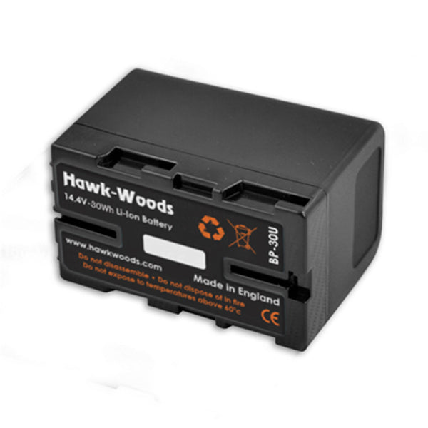 Hawk-Woods BP-30U (BP30U) 30Wh Sony style Lithium Ion BP U Battery