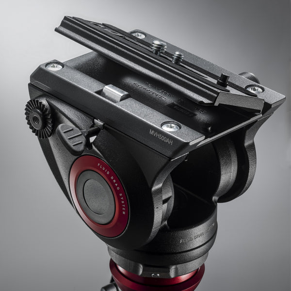 Manfrotto MVH500AH Lightweight Fluid Video Head with Flat Base - MVH500AH 3D Broadcast